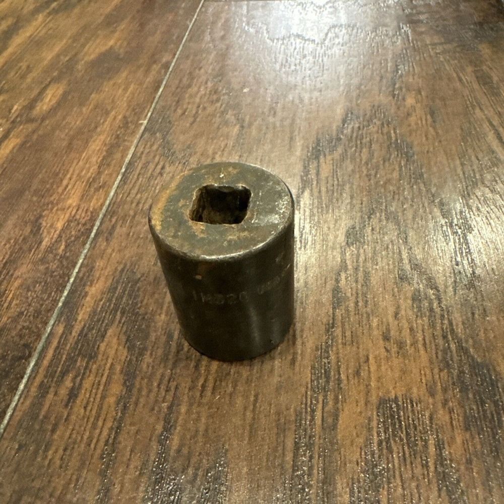 Vintage Snap On Socket # IM320 - SAE 1" Shallow Socket - 1/2" Drive 6 Point